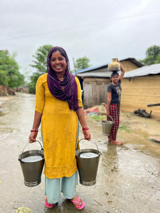 Building a Toilet and Washroom in Remote Village